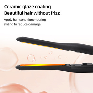 Mini Plancha de Pelo de Cerámica de 7.5mm, Calentamiento Rápido PTC, Doble Voltaje, Plancha de Viaje para Hombres con Cabello Corto - Product Image 4