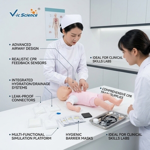 Modelo de Entrenamiento Avanzado para Asfixia Infantil, Tamaño Real en PVC, para Práctica del Maniobra de Heimlich Pediátrica, con Certificaciones CE, ISO, ROHS <span class=keywords><strong>y</strong></span> CNAS - Product Image 1
