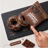 Gâteau Donut au Chocolat 25g OEM, Vente Chaude