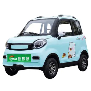 Termurah dalam stok 2 pintu 4 kursi mobil listrik mini Cina mobil listrik mini ev Cina untuk dewasa