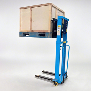 Apilador eléctrico de paletas con control remoto, capacidad de 1 tonelada, apilador de montacargas montado en camión de carga a la venta - Product Image 4