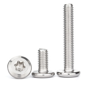 High Factory Price SS304 Furniture <b>Screws</b> Bolts M5 M6 Torx Beveled Large <b>Flat</b> Head Metric SIzes Measurement System - Product Image 3