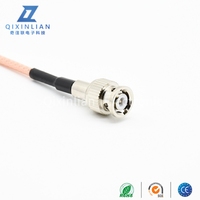 Conector MINI BNC Cableado de cabeza macho con cable coaxial RG179 Longitud 500mm