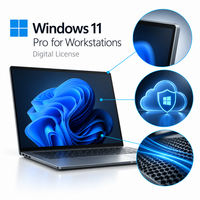 Licencia Digital de Windows 11 Pro para Estaciones de Trabajo - Versión por Internet en Stock, Software para Computadoras Empresariales Profesionales