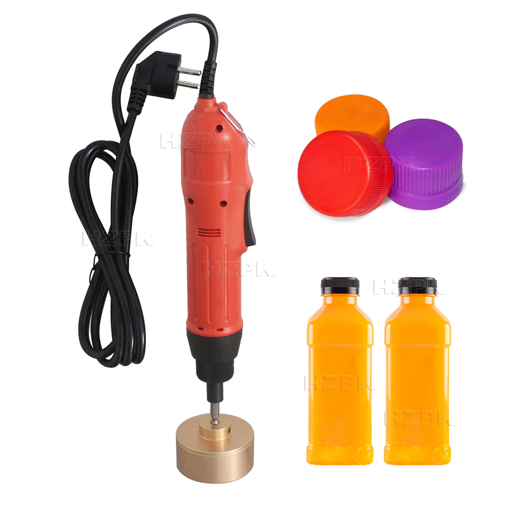 Máquina taponadora de botellas de mano portátil pequeña Twist Off Hand Frasco de vidrio eléctrico