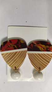 Pendientes elegantes de resina para mujer, joyería de moda, aro colgante para uso diario de proveedor indio - Product Image 2