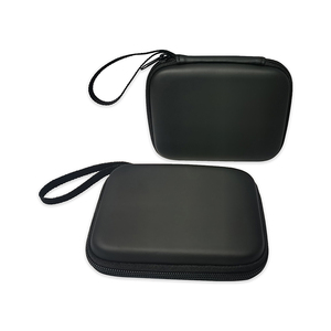 Schwarz PU HD <span class=keywords><strong>HDD</strong></span> Festplatte Externes Gehäuse Mobile Disk Carry Eva Wasserdicht Staub dichte Aufbewahrung koffer Tasche Custom Cheap - Product Image 2