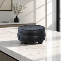 Plateau de pot de fleurs rétro moderne avec trous de drainage, pliable, en plastique, pour extérieur, auto-arrosant, résistant à la rouille, base de stockage d'eau