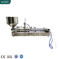 Henwi Semi Automatic 1 Düse Horizontale Füll maschine Toner Flüssige Kosmetik Salbe Balsam Öl Schmier mittel Mayonnaise Ketchup