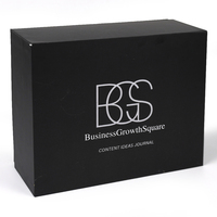 Boîte cadeau rigide avec logo personnalisé, couvercle et base rose clair, boîte en carton rigide, emballage de luxe pour vêtements et cosmétiques, boîte en papier