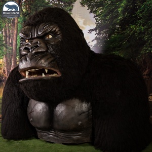 Animatronic Personnalisé Gorille <span class=keywords><strong>King</strong></span> Kong Thème Parc d'attractions Zoo Intérieur Simulation Animal Modèle à vendre - Product Image 5