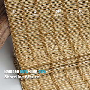 Stores automatiques en <span class=keywords><strong>bambou</strong></span> et jute de qualité supérieure, protégeant la vie privée, pour salon - Product Image 4