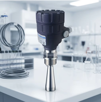Transmisor de Nivel por Radar PulsFLEX LF57 de 6.3GHz y 15m para Sólidos a Granel, Alta Precisión, 4-20mA HART, Sensor de Nivel de 2 Hilos para Almacenamiento