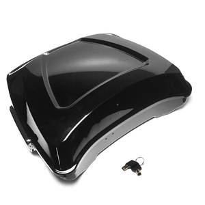 Slim סגנון למעלה מקרה פלסטיק אופנועים קצוץ Trunk חבילת תיבת אחורי עבור הארלי דוידסון סיור - Product Image 6