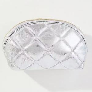 Sac à cosmétiques en cuir PU sac à main cosmétique matelassé à carreaux mode sacs de rangement de maquillage personnalisés pour femmes fille voyage en plein air - Product Image 2