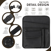 Sac banane de service personnalisé avec poches pour serveuses, hôtels, bars, cafés – Ceinture réglable, durable et lavable