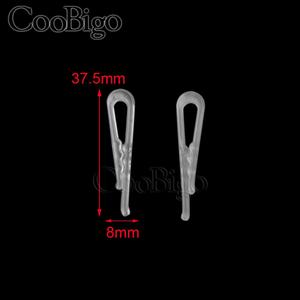 Kẹp Nhựa Trong Suốt Có Răng Hình Chữ U Cho Váy Áo Phụ Kiện Thủ Công Đóng Gói Hàng May Mặc - Product Image 3