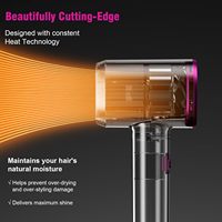 Sèche-cheveux professionnel certifié CE FCC 1800W pour salon et hôtel, souffleur électrique chaud/froid avec diffuseur et ions négatifs 200 millions