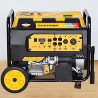 Générateur haute puissance 12 kW, moteur OHV 4 temps refroidi par air, 3750 tr/min, réservoir d'essence sans plomb de 31 L, système AVR