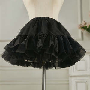 Falda de enagua de tul con volantes de crinolina grande para mujer, falda interior corta para vestidos de 15 años - Product Image 6