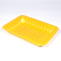 Barquettes alimentaires en plastique PP couleur or 22mm 26mm, prêtes à l'emploi (MAP)