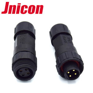 Jnicon IP68電源プラグM164ピンフロントパネルマウントコネクタ、はんだ付け端子付き - Product Image 6