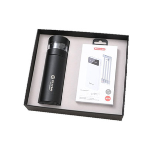 Bestseller: Tazza Termica in Acciaio Inox Antigoccia con Quaderno A5 e Chiavetta USB per Regalo Promemoria - Product Image 1