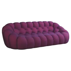 Premium Custom Furnituree For Villas And Luxury Houses Purple Green Bubble Sofas Set Sofas De Luxury