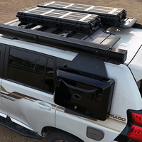Panier de toit en alliage d'aluminium pour bagages, échelle latérale et boîte latérale pour TOYOTA PRADO LC150 2010-2019