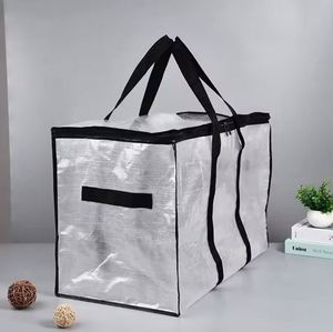 Free Sample <b>Heavy</b> <b>Duty</b> Traveling Pp Woven Bags Extra Large <b>Zipper</b> Storage Bag With Custom Size - Product Image 6