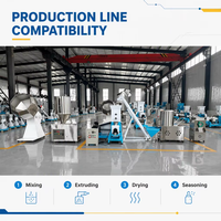 Ligne de production complète 500 kg/h pour extrudeuse de granulés humides – Machine de fabrication d'aliments pour animaux de compagnie (chiens, poissons, lapins, crevettes)