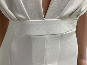 IHOOV-mono con cuello de pico profundo para mujer, outfit sexy con cuello halter y espalda descubierta de una pieza, mono de pierna ancha <span class=keywords><strong>2022</strong></span> - Product Image 6