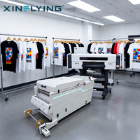 Venta Directa de Fábrica: Impresora DTF Comercial de 60cm con 4 Cabezales XP600 I3200, Máquina DTF para Camisetas con Horno Agitador