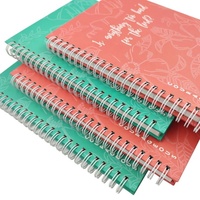 Carnet à spirales personnalisé avec logo d'entreprise ou d'école, couverture rigide, impression offset directe d'usine, papier offset pour le bureau