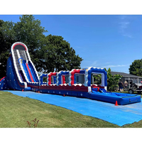 Toboggan aquatique gonflable d'étoile géante stimulante de Offre Spéciale équipement gonflable de parc aquatique glissière d'eau gonflable extérieure avec le ventilateur