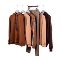 100 coton haute louange confortable plus haute qualité à capuche uni épais sweats à capuche décontractés pour hommes sweat pantalon costumes ensembles