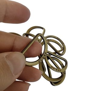 Boucle en alliage de zinc métallique de conception personnalisée de bonne qualité Anneau en D plat Boucle ronde en forme de D - Product Image 5