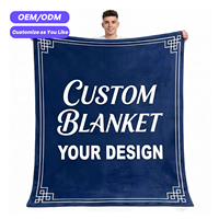 Selimut Lucu untuk Pria-Hadiah Ulang Tahun, Hari Pensiun (Saya Tidak Tidur...) 130x150cm Edisi Perjalanan Biru