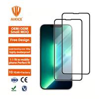 Protection d'écran de téléphone portable en verre trempé incassable pour 16 Pro Max, dureté 9H, anti-rayures, anti-traces de doigts, 2.5D Radian