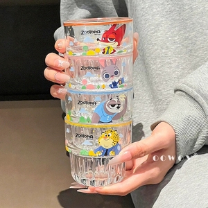 Taza de Vidrio con Diseño de Dibujos Animados para Café y Leche, Ideal para Oficina, Hogar, Regalo y Té de la Tarde - Product Image 5