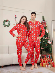 Vente en Gros de Pyjamas de Noël Chauds pour Toute la Famille, Ensembles de Vêtements de Nuit pour Parents et Enfants - Product Image 4