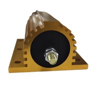 Resistencia de alambre enrollado de alta potencia de 200W de aluminio dorado, utilizada en la industria del audio y equipos de escenario con inversores.