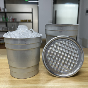 Venta al por mayor, Bar, cafeterías, vajilla, accesorios desechables, reciclables, grado alimenticio, sin BPA, taza de aluminio de 10 Oz - Product Image 1