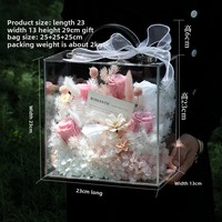 Boîte cadeau de roses éternelles pour la Saint-Valentin, le Qixi Festival, la fête des mères, la petite amie, la meilleure amie, un mariage ou un anniversaire