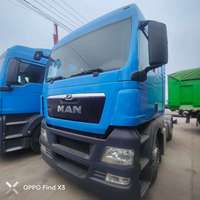 Camions semi-remorques MAN 6x4 allemands 420 CV, véhicules d'occasion de haute qualité, construction en fer, charge utile 20-25T, vente chaude