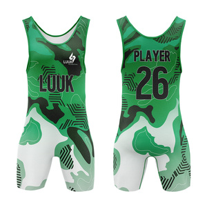 Premium Quality Custom Wrestling <b>Singlet</b> Breathable Compression Fabric Sublimation Uniform All Sizes Colors Styles - Product Image 4