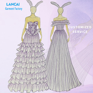 Personnalisé sans manches décontracté ample polychrome étage longueur robe pleine impression élégante soirée de mode vêtements de soirée femmes - Product Image 5