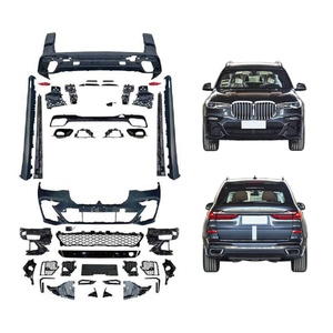Kit de Carrocería M-Tech para Modificación de Automóviles G07 2018-2022, Parachoques Delantero y Trasero, Faldones Laterales, Rejilla, Compatible con BMW X7 - Product Image 1