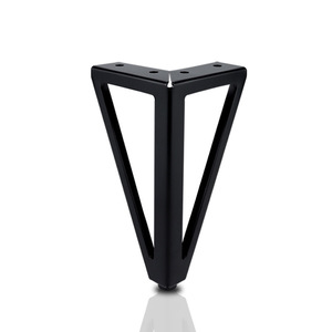 Furniture Leg Metal <b>Table</b> Legs <b>Matte</b> Black Heavy Duty Industrial Design For <b>Table</b> - Product Image 1