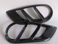 Évent décoratif en Fiber de carbone de pare-chocs avant de haute qualité adapté pour W205 2018 Kit de carrosserie évents couverture pour Mercedes W205